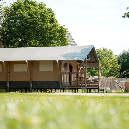 Luxury tent Safaritent Wood Xl Met Tuinzicht *