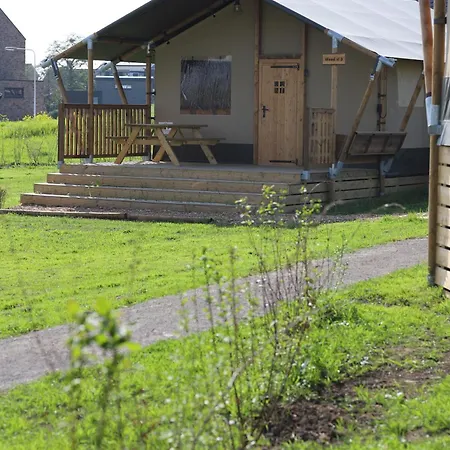 Luxury tent Safaritent Wood Xl Met Tuinzicht